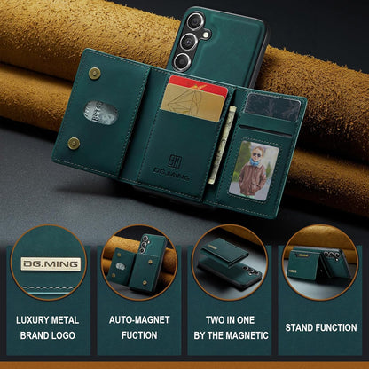 Magnetic Detachable Leather Wallet Case for Samsung Galaxy S24 FE