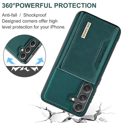 Magnetic Detachable Leather Wallet Case for Samsung Galaxy S24 FE