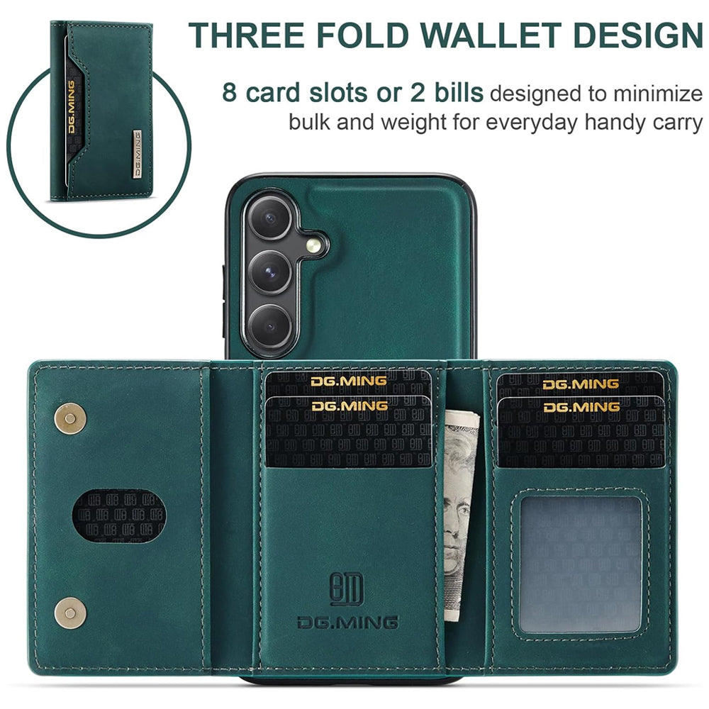 Magnetic Detachable Leather Wallet Case for Samsung Galaxy S24 FE