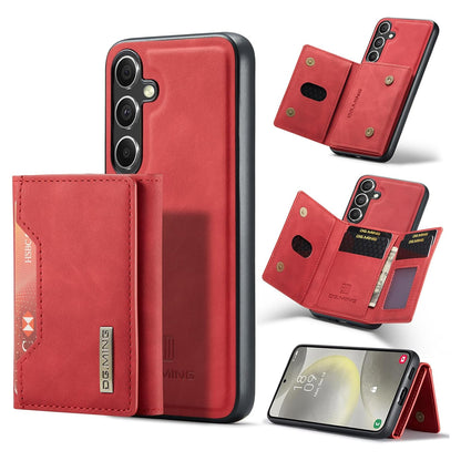 Magnetic Detachable Leather Wallet Case for Samsung Galaxy S24 FE