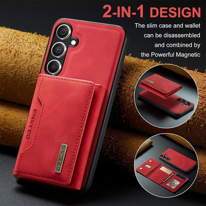 Magnetic Detachable Leather Wallet Case for Samsung Galaxy S24 FE