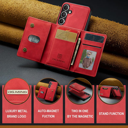 Magnetic Detachable Leather Wallet Case for Samsung Galaxy S24 FE