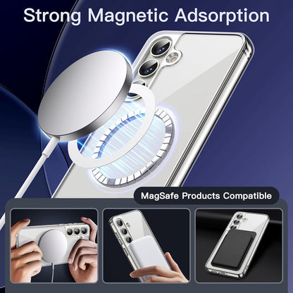 Clear Thin Magsafe Compatible Case for Samsung Galaxy S24