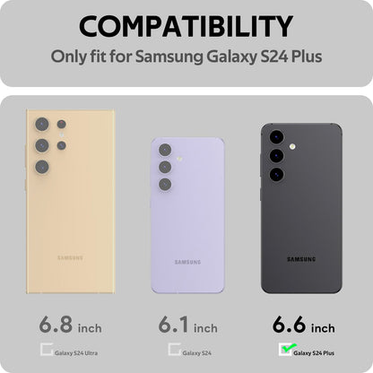Bumper Hard Clear Case for Samsung Galaxy S24 Plus