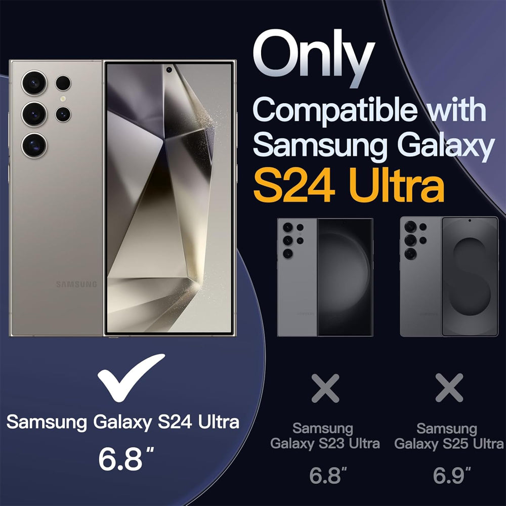 Clear Thin Magsafe Compatible Case for Samsung Galaxy S24 Ultra