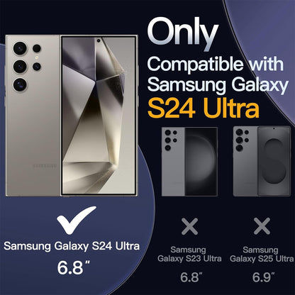 Clear Thin Magsafe Compatible Case for Samsung Galaxy S24 Ultra