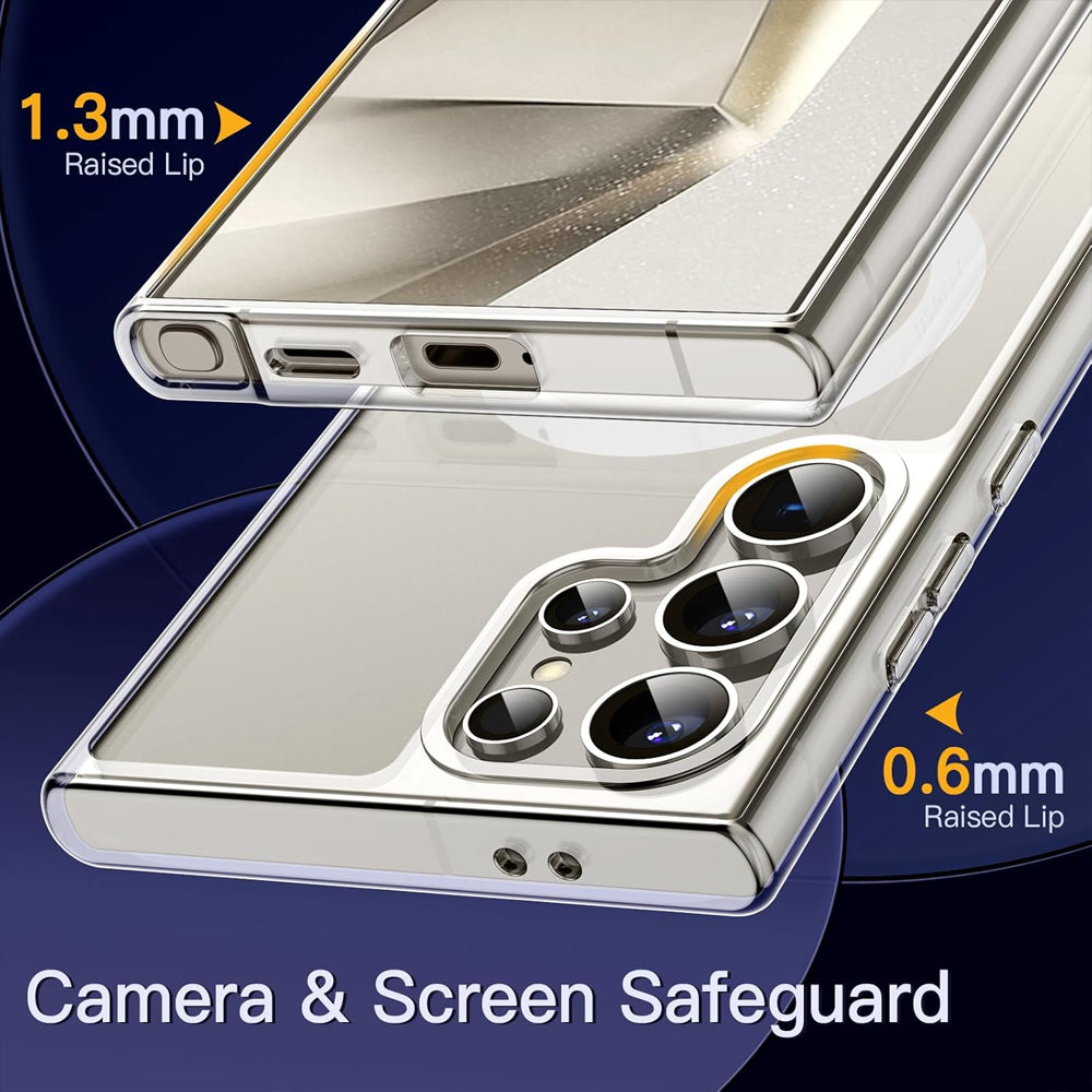 Clear Thin Magsafe Compatible Case for Samsung Galaxy S24 Ultra
