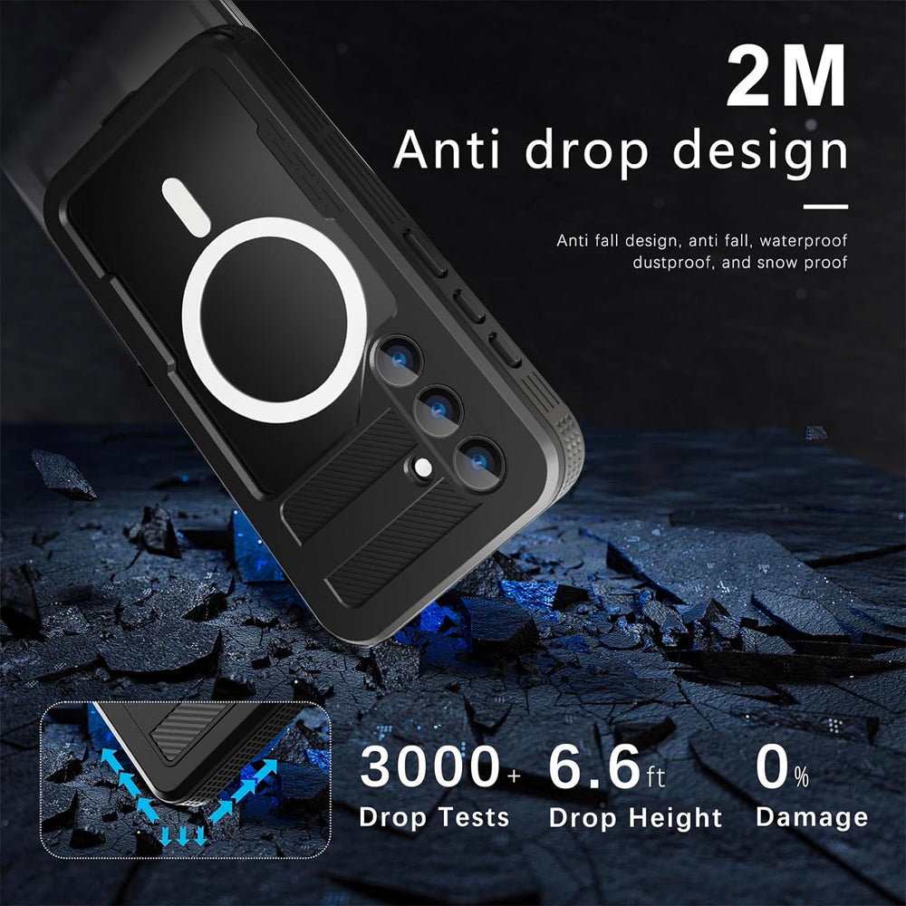 Samsung S24 Magsafe Waterproof Case Shockproof Cover