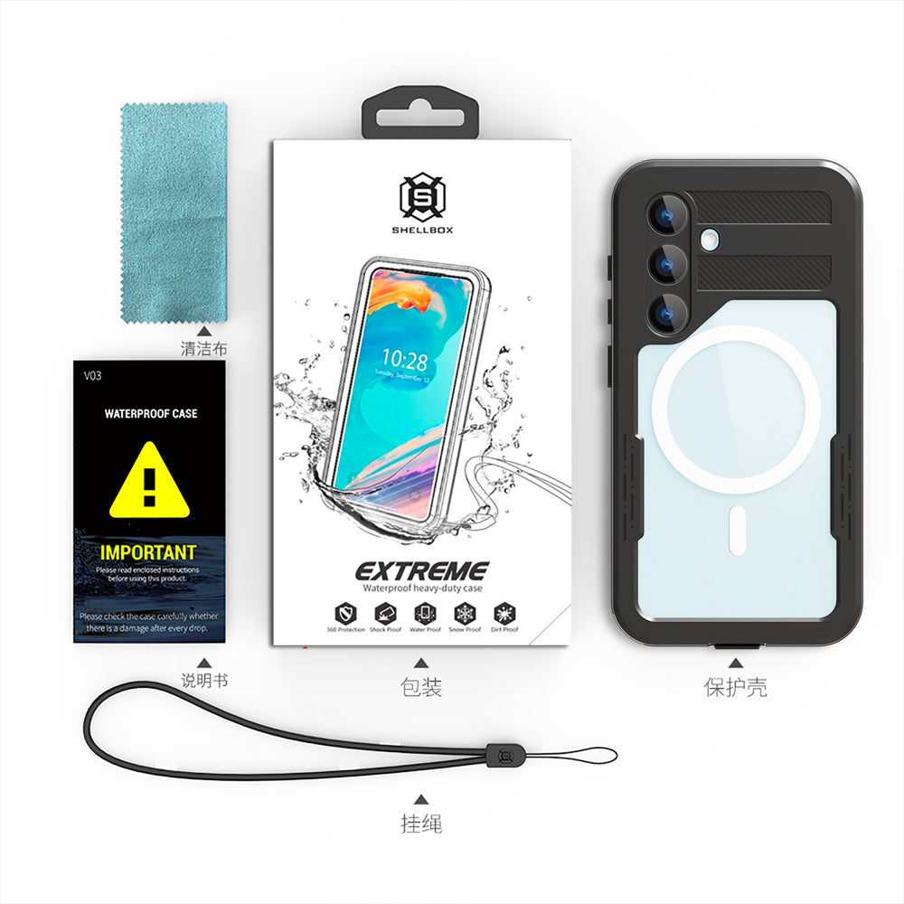 Samsung S24 Magsafe Waterproof Case Shockproof Cover