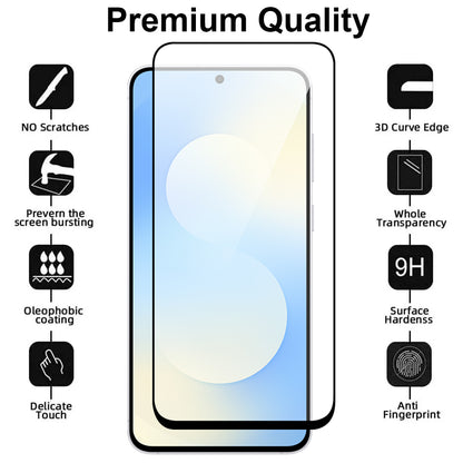 Full Cover Glass Screen Protector for Samsung Galaxy S25 FE