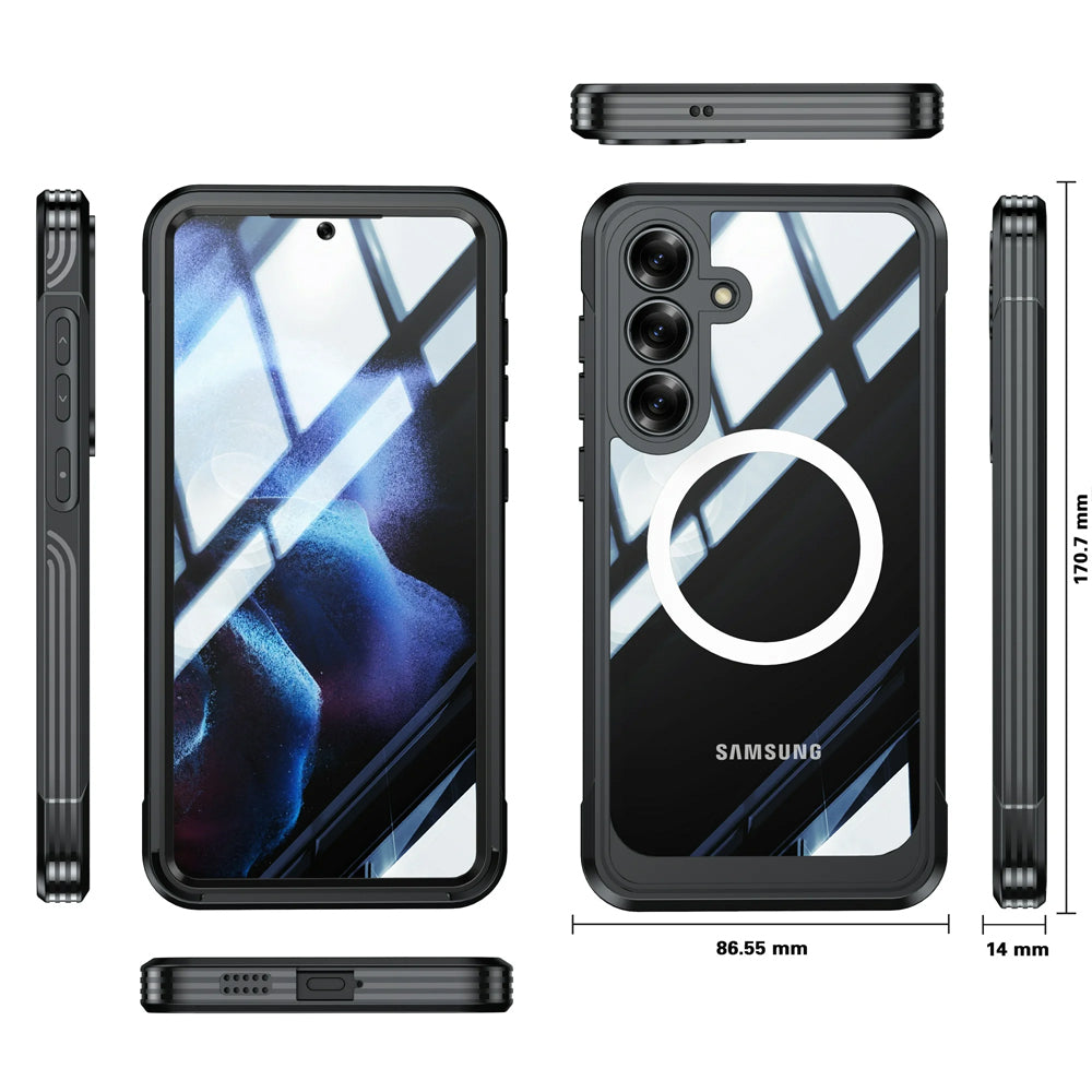 Heavy Duty 360 Protection Case for Samsung Galaxy S25 FE