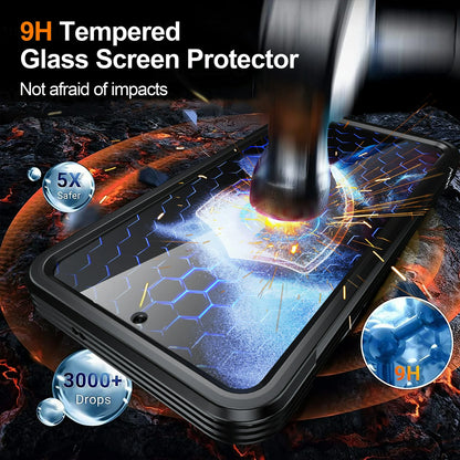 Heavy Duty 360 Protection Case for Samsung Galaxy S25 FE