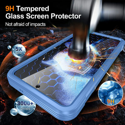Heavy Duty 360 Protection Case for Samsung Galaxy S25 FE