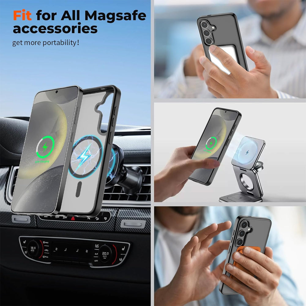 Matte Magsafe Compatible Case for Samsung Galaxy S24 FE