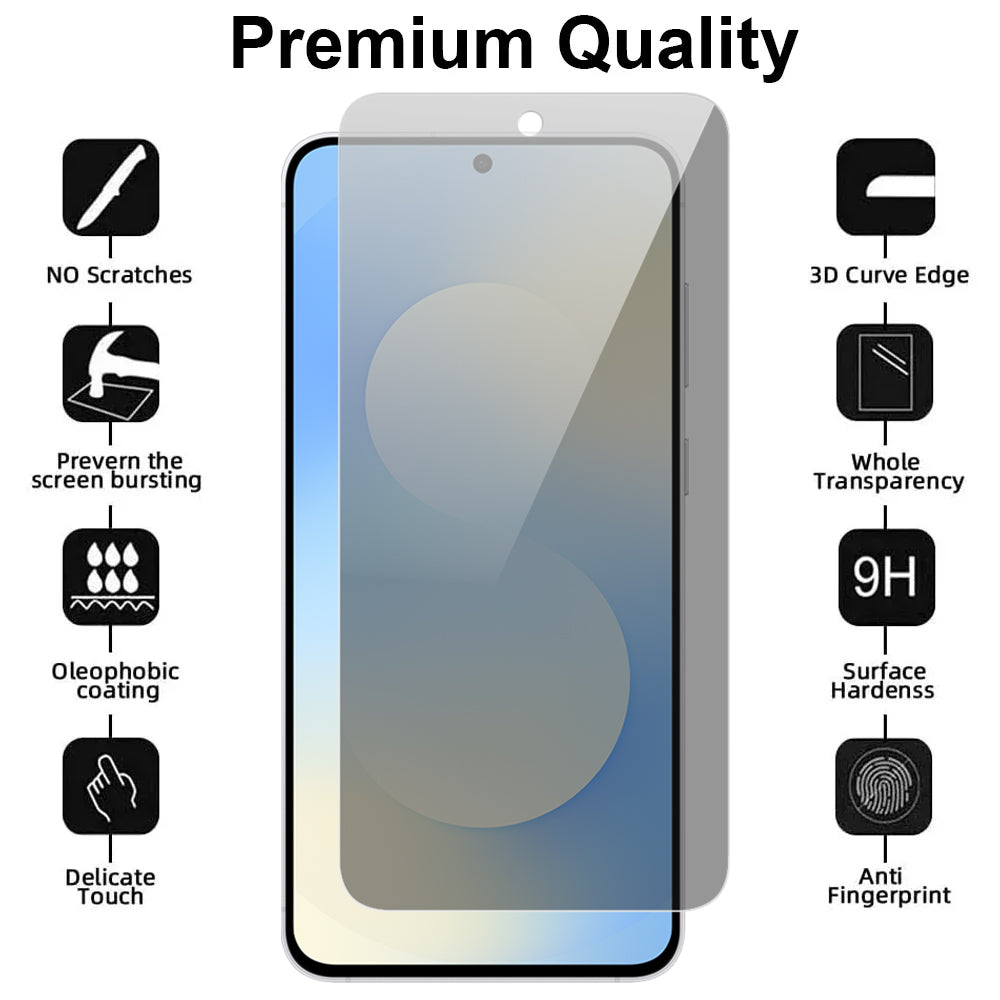 Privacy Glass Screen Protector for Samsung Galaxy S25 FE