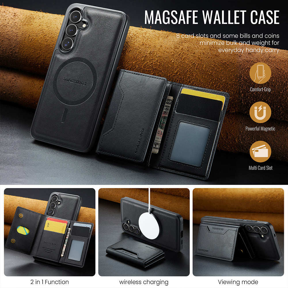 Magsafe Compatible Wallet Case for Samsung Galaxy S25 FE