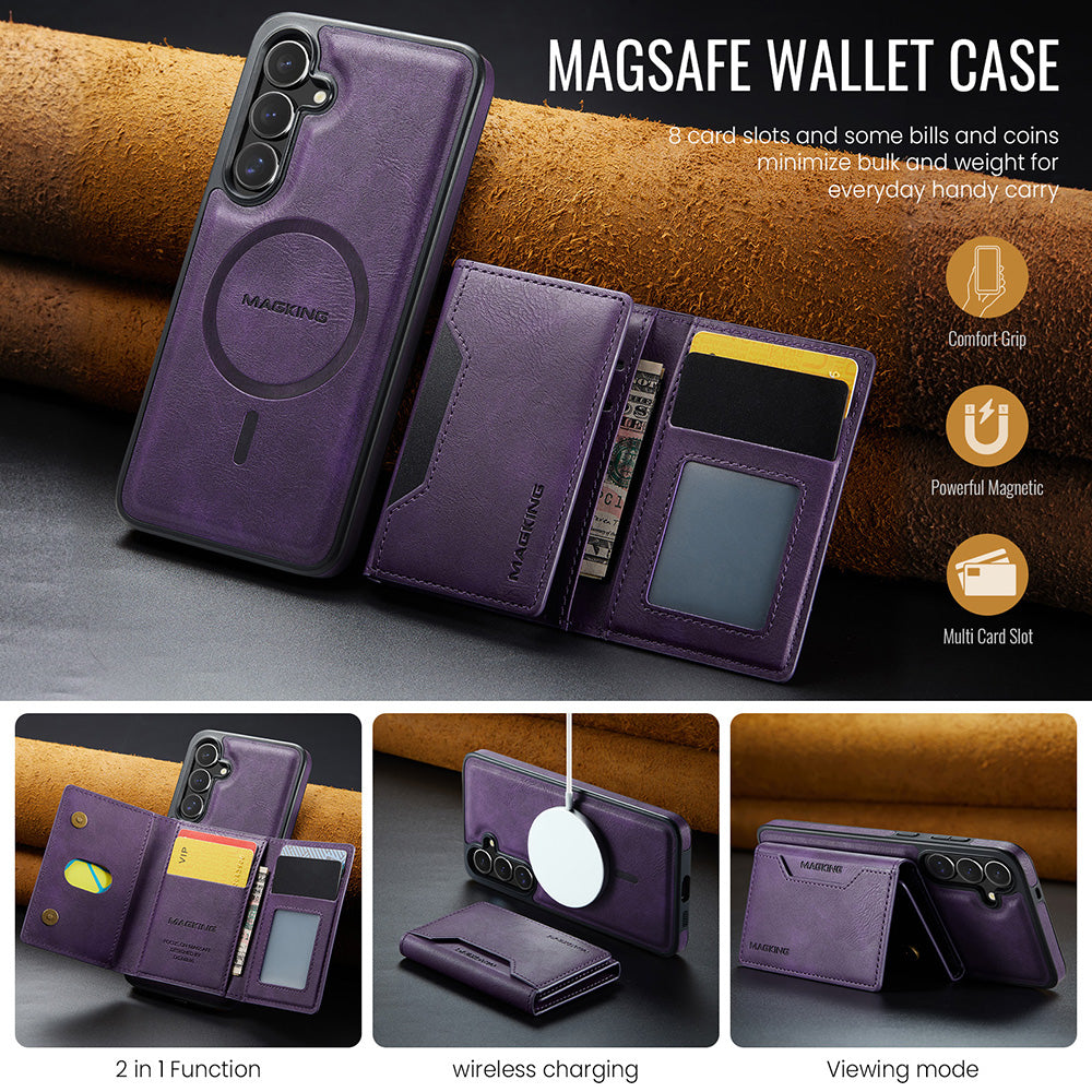 Magsafe Compatible Wallet Case for Samsung Galaxy S25 FE