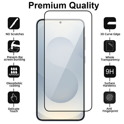 Full Cover Glass Screen Protector for Samsung Galaxy S25 Plus
