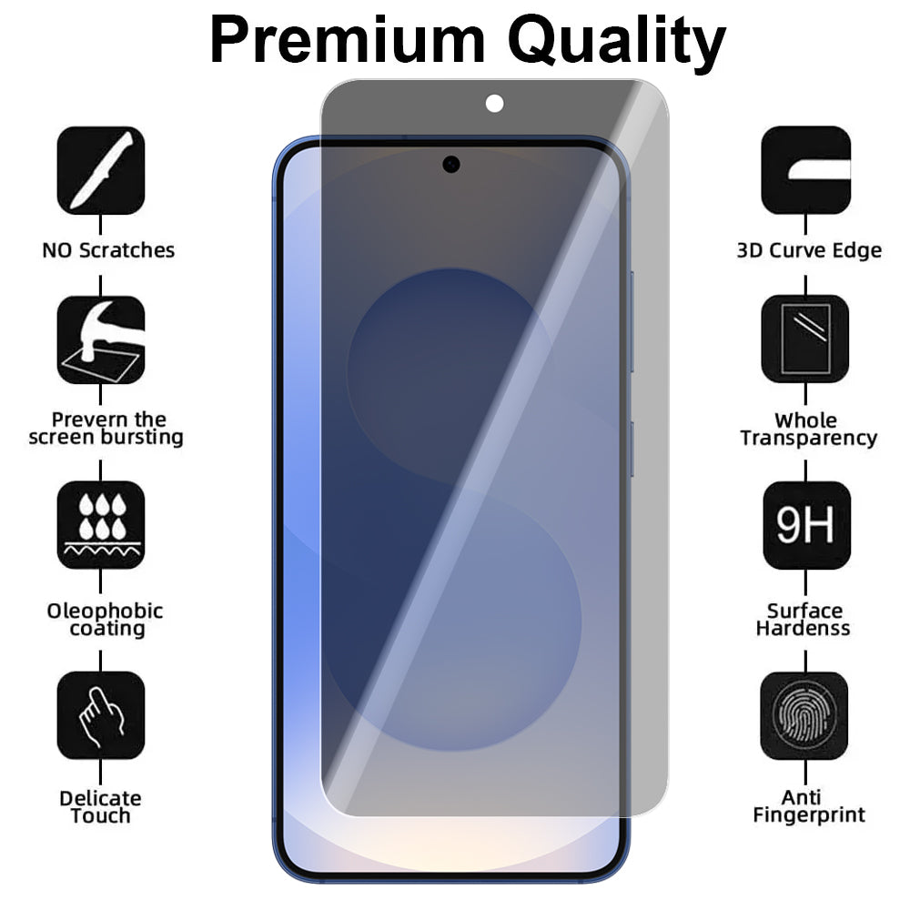 Privacy Glass Screen Protector for Samsung Galaxy S25