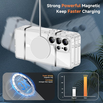 Clear Thin Magsafe Compatible Case for Samsung Galaxy S25 Ultra