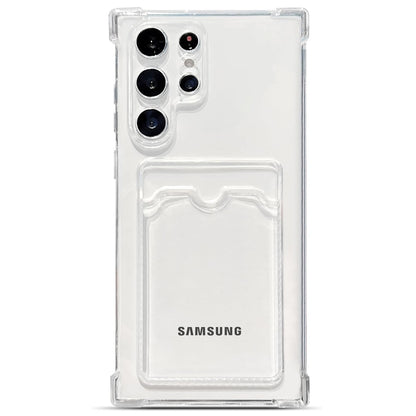 Clear Card Wallet Case for Samsung Galaxy S25 Ultra