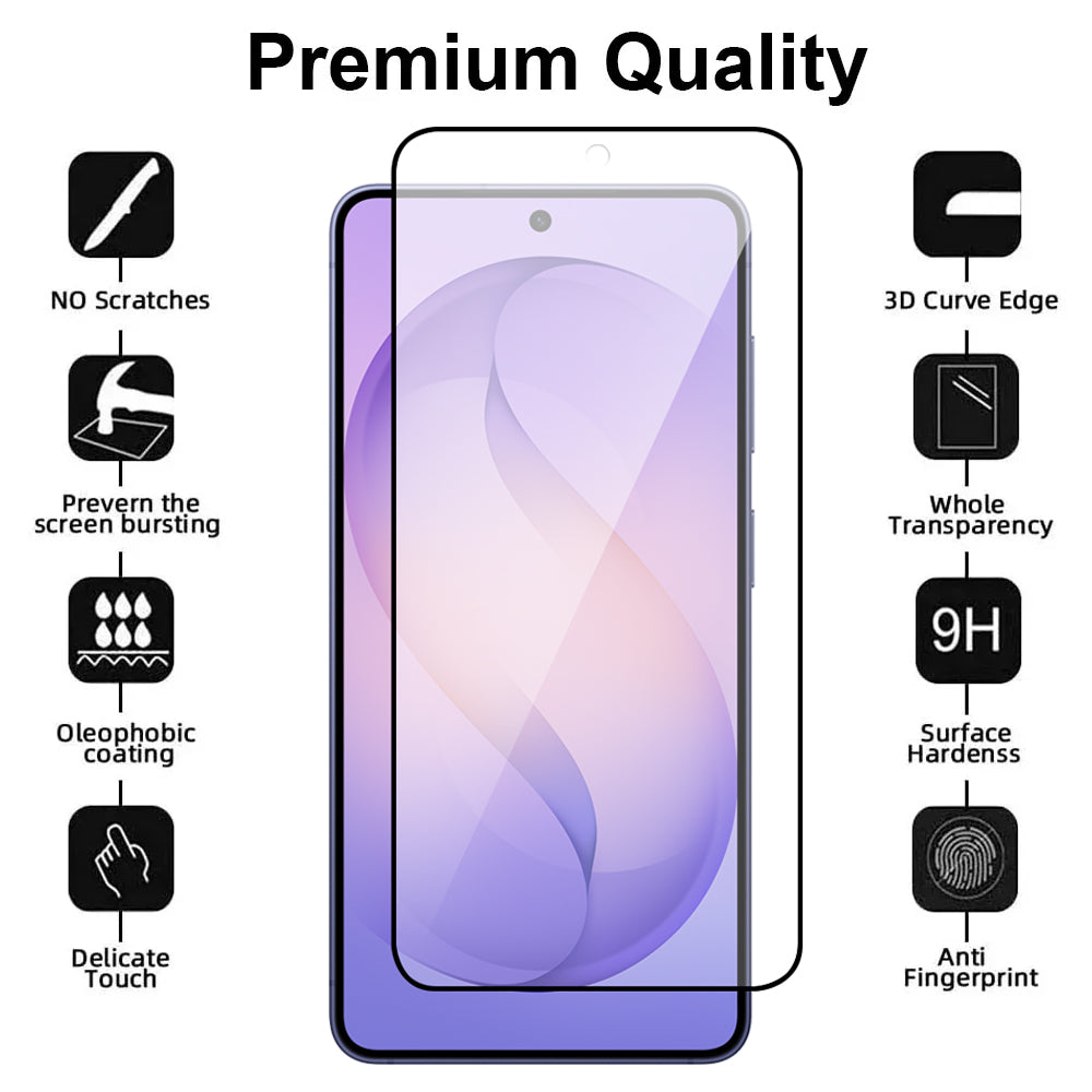 Full Cover Glass Screen Protector for Samsung Galaxy S26