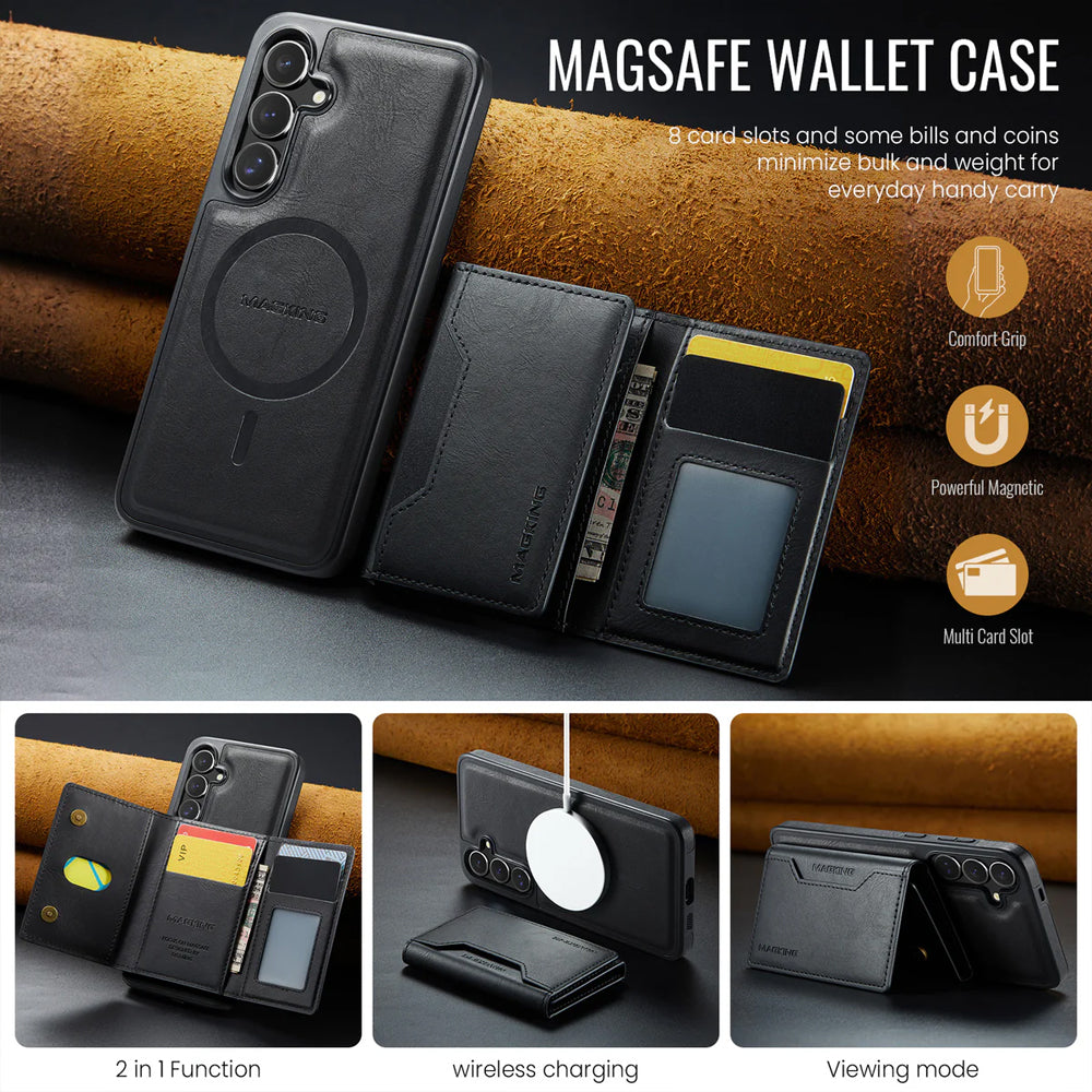 Magsafe Compatible Wallet Case for Samsung Galaxy S26