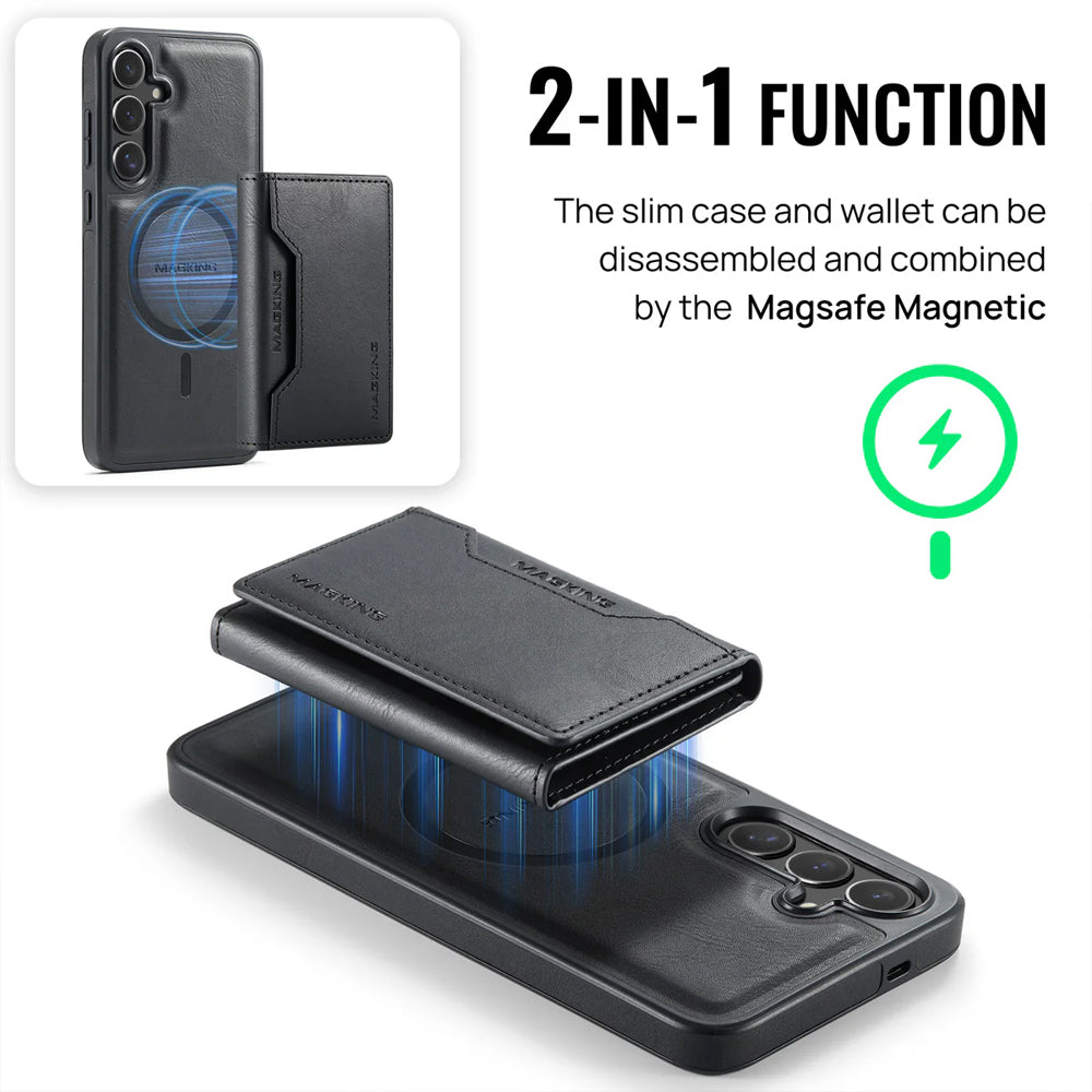 Magsafe Compatible Wallet Case for Samsung Galaxy S26