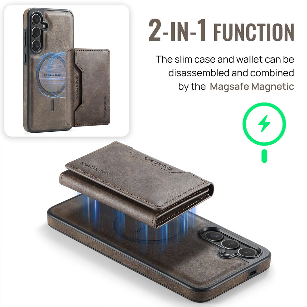 Magsafe Compatible Wallet Case for Samsung Galaxy S26