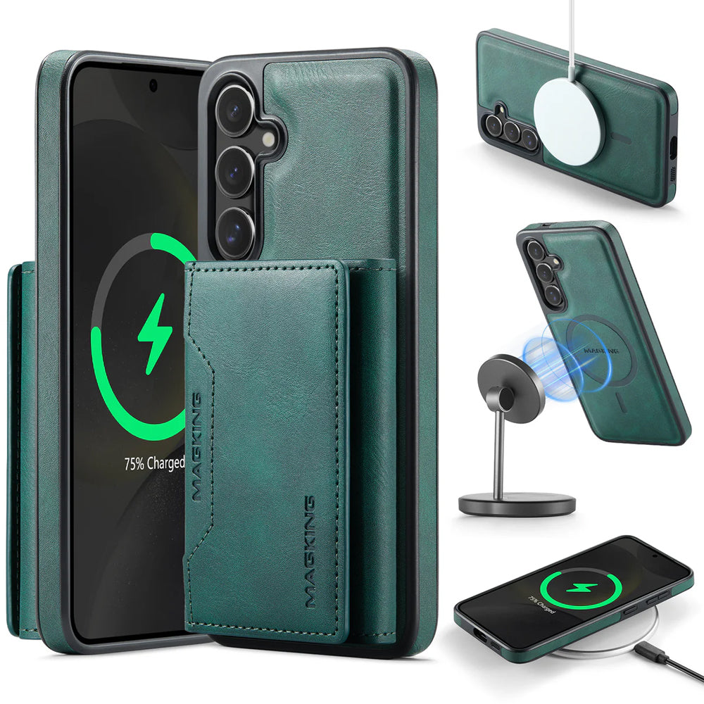 Magsafe Compatible Wallet Case for Samsung Galaxy S26