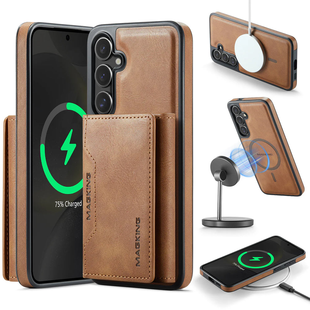 Magsafe Compatible Wallet Case for Samsung Galaxy S26