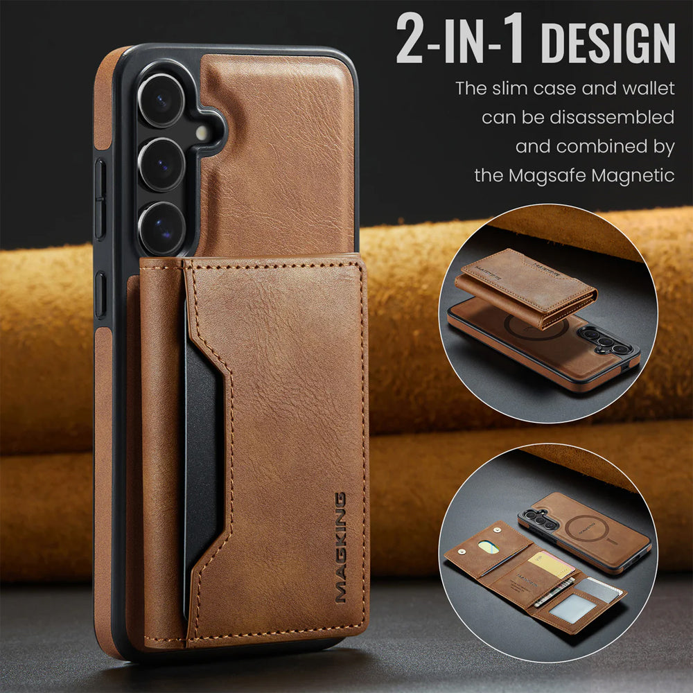 Magsafe Compatible Wallet Case for Samsung Galaxy S26