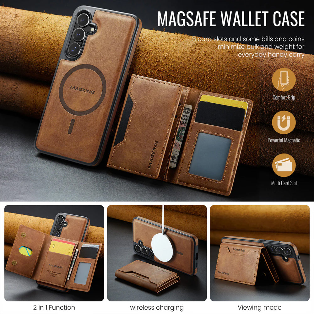 Magsafe Compatible Wallet Case for Samsung Galaxy S26