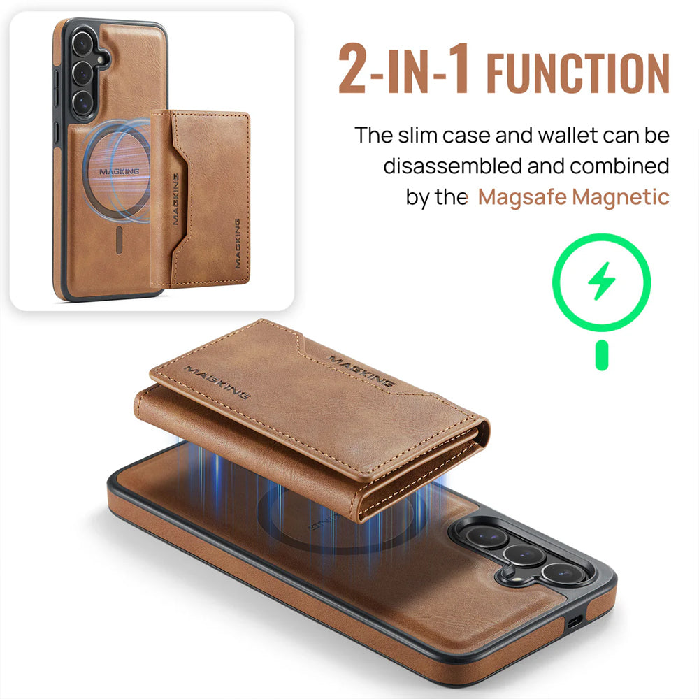 Magsafe Compatible Wallet Case for Samsung Galaxy S26