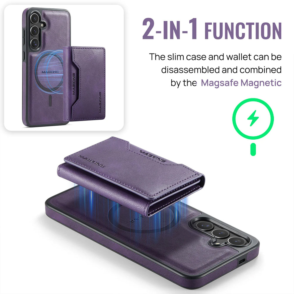 Magsafe Compatible Wallet Case for Samsung Galaxy S26