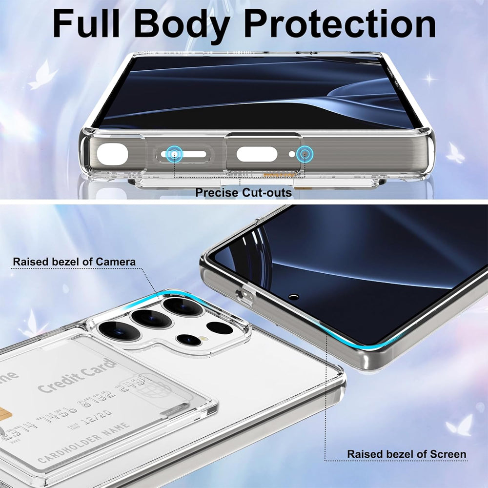 Clear Card Case for Samsung Galaxy S26 Plus