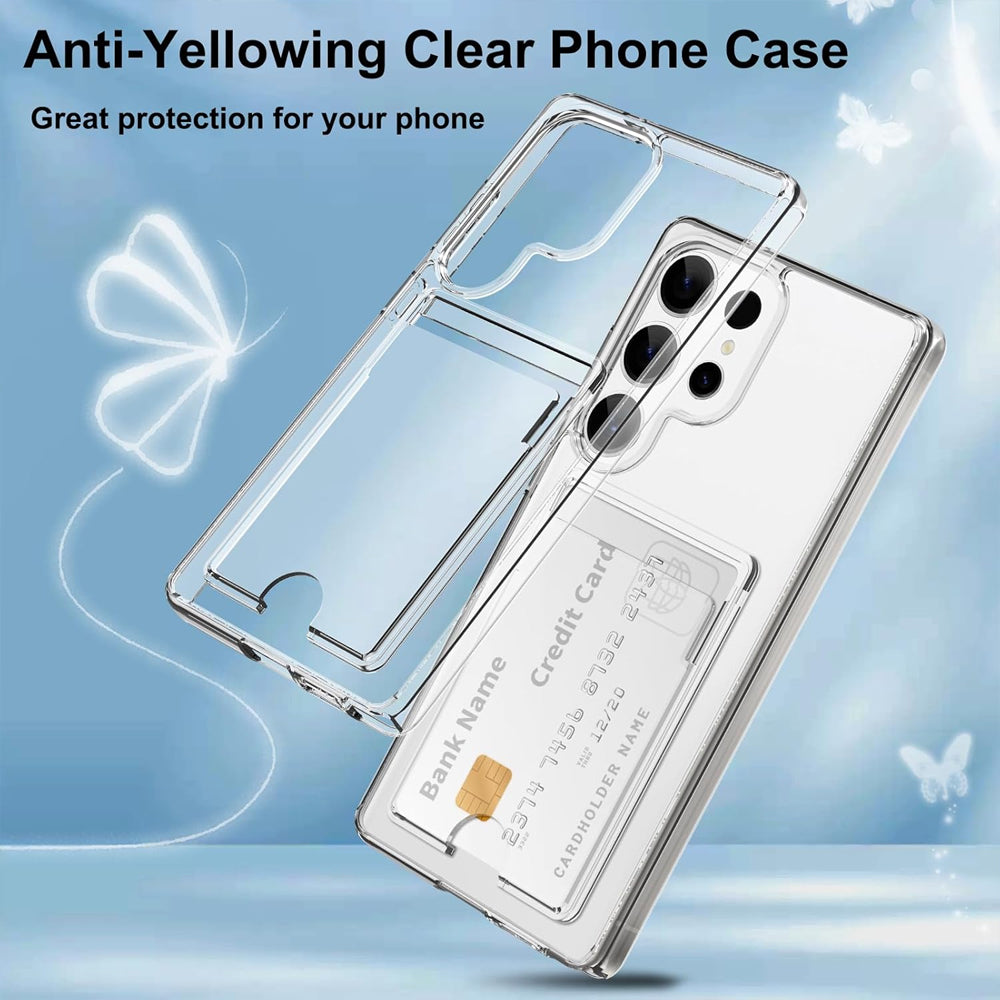 Clear Card Case for Samsung Galaxy S26 Plus