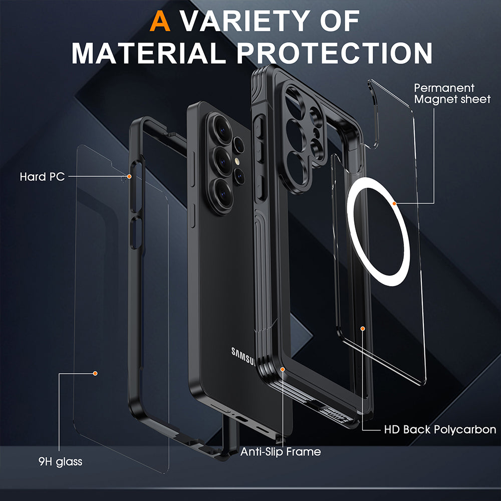 Heavy Duty 360 Protection Case for Samsung Galaxy S26 Ultra