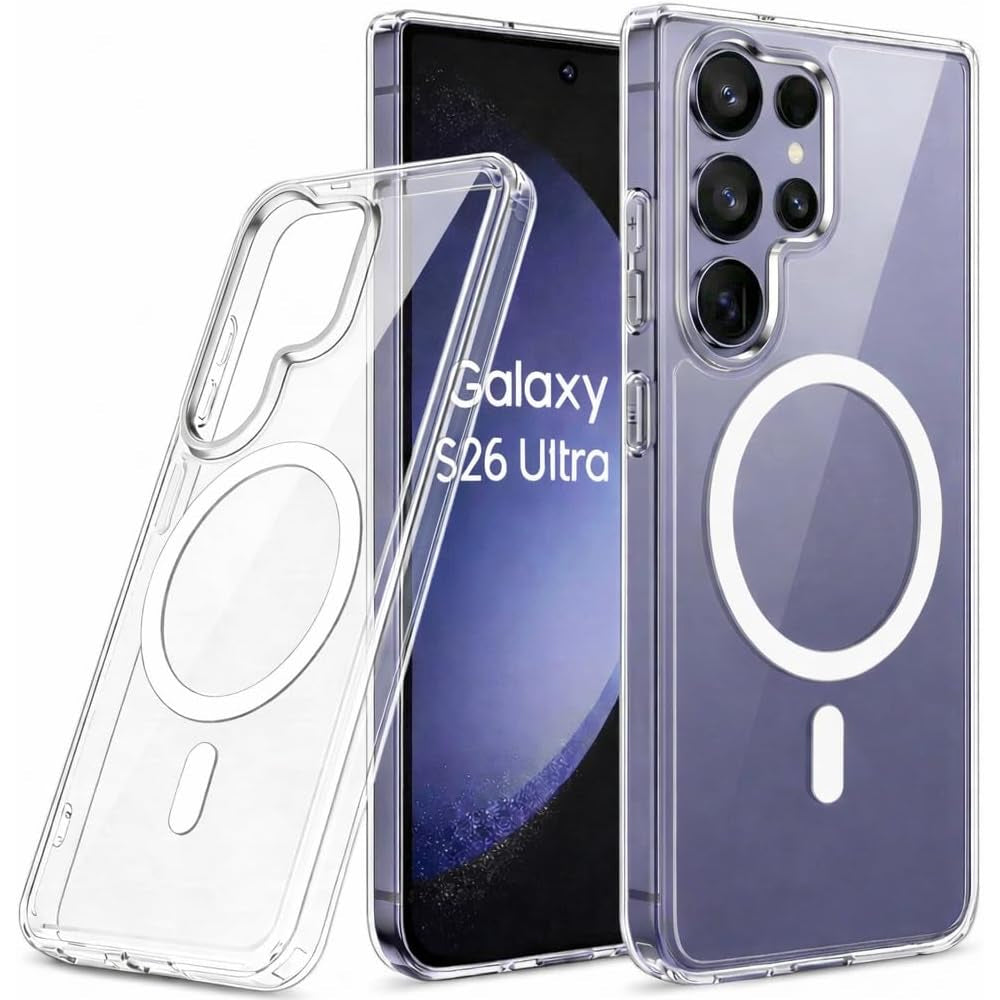 Clear Thin Magsafe Compatible Case for Samsung Galaxy S26 Ultra