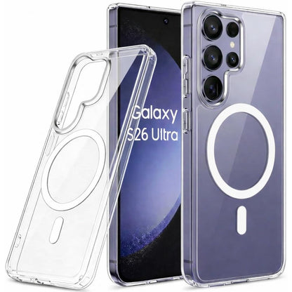 Clear Thin Magsafe Compatible Case for Samsung Galaxy S26 Ultra