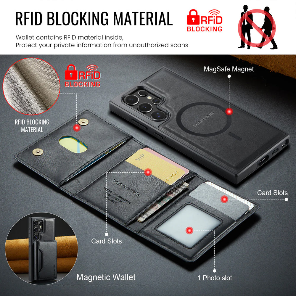 Magsafe Compatible Wallet Case for Samsung Galaxy S26 Ultra