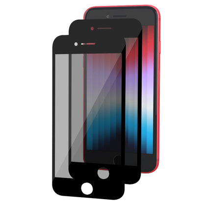 iPhone SE Tempered Glass Screen Protector [2-Pack] with Easy Alignment Frame – Privacy, Premium by SwiftShield