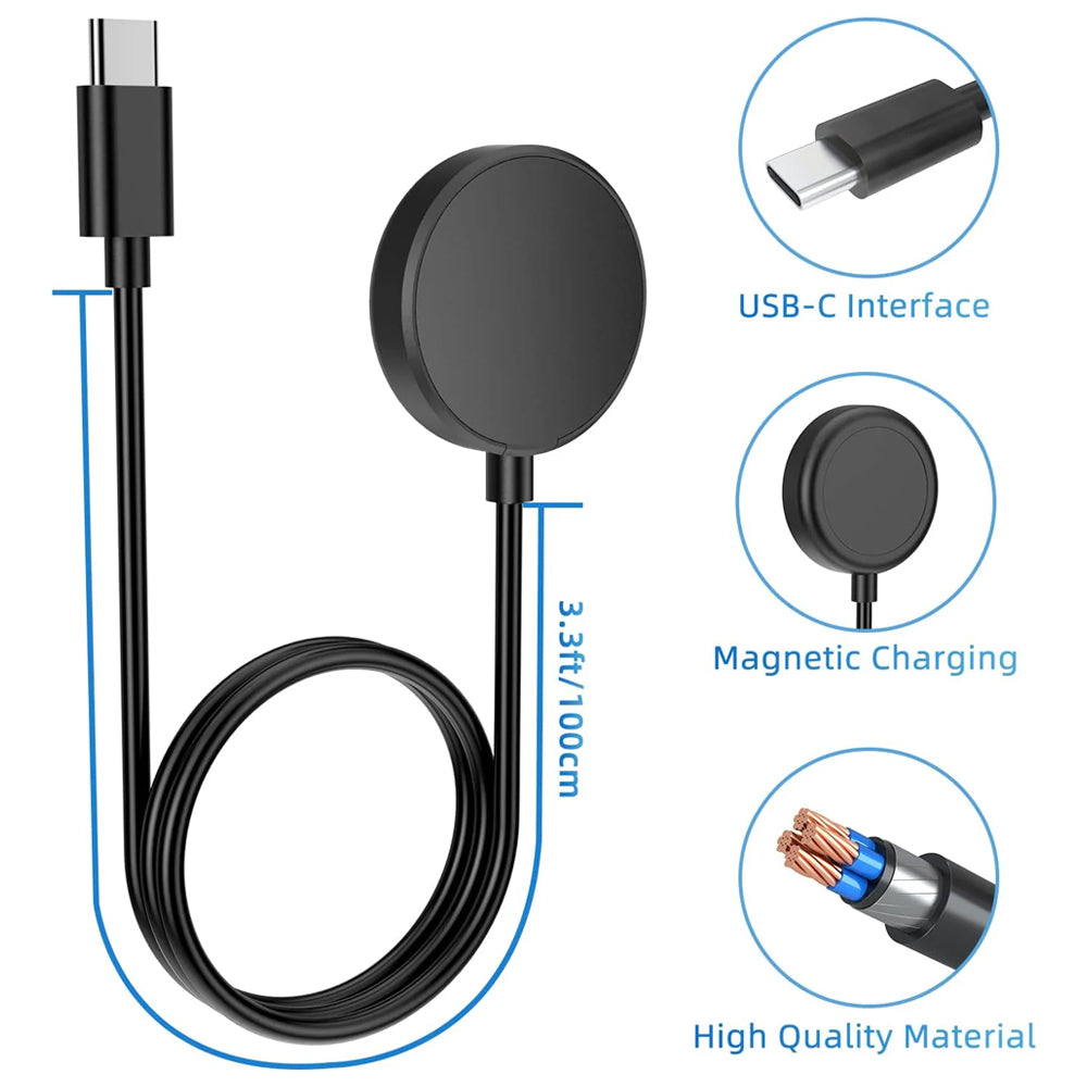Fast Charger USB-C Dock with Stand Holder for Samsung Galaxy Watch 8