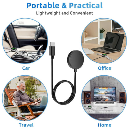 Fast Charger USB-C Dock with Stand Holder for Samsung Galaxy Watch 8
