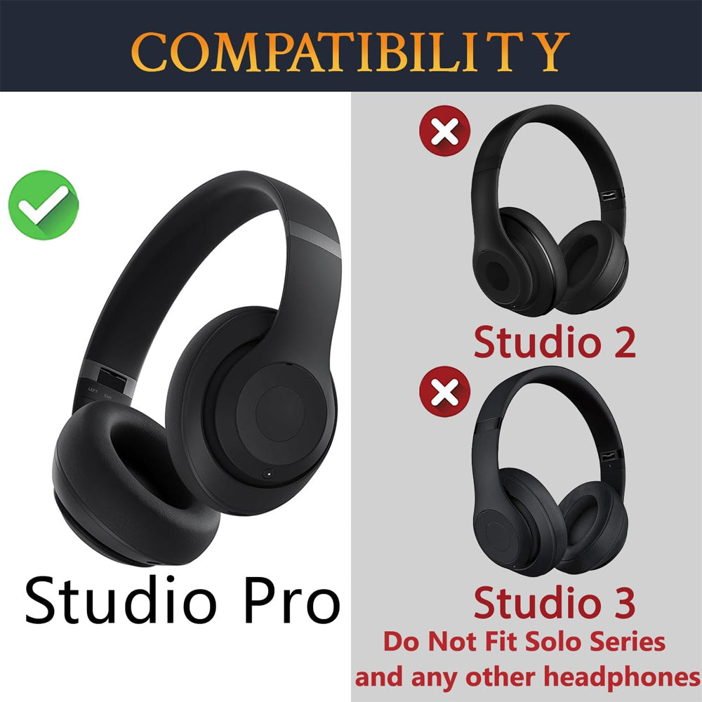 Replacement Ear Pads Compatible with Beats Studio Pro Headphones