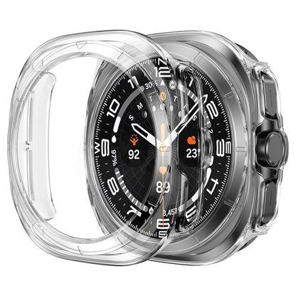Samsung Galaxy Watch Ultra (2025) 47mm Case with Glass Screen Protector by SwiftShield (2 Pack - Clear)