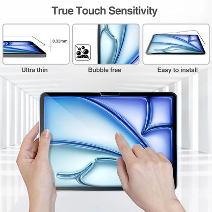 iPad Pro 11" Tempered Glass Screen Protector [2-Pack] with Easy Alignment Frame – Clear, Premium by SwiftShield