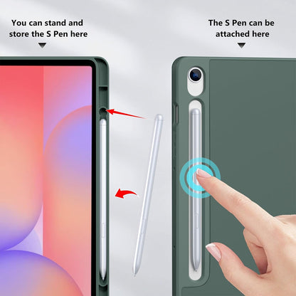 Slim Flip Case with Pen Holder Cover for Samsung Galaxy Tab S10 Lite