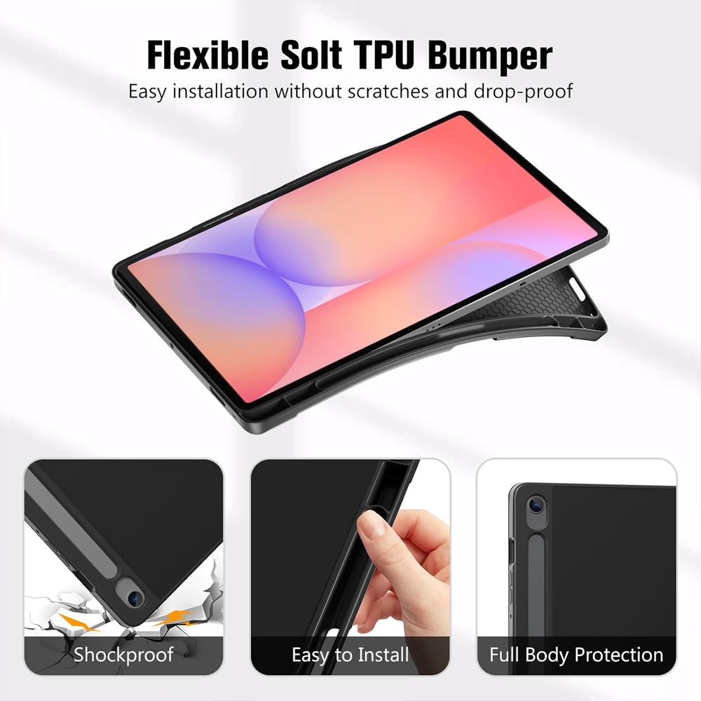 Slim Flip Case with Pen Holder Cover for Samsung Galaxy Tab S10 Lite