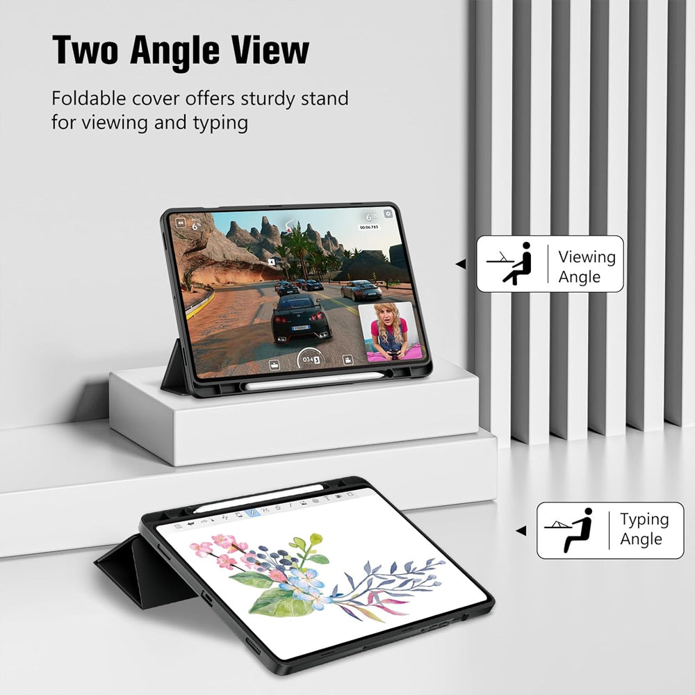 Slim Flip Case with Pen Holder Cover for Samsung Galaxy Tab S10 Lite